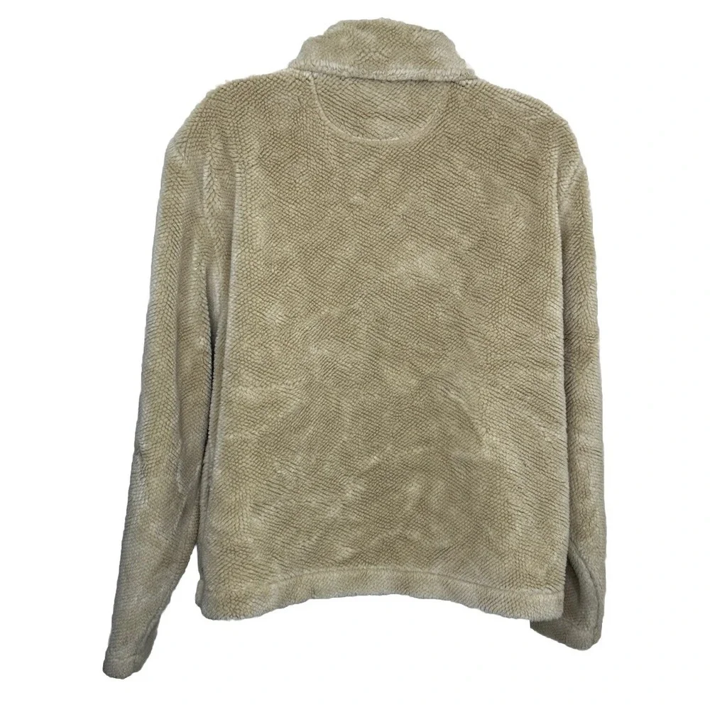 Vintage Tsunami Jacket Women Large Beige‎ Horse Equestrian Fleece Western Concho